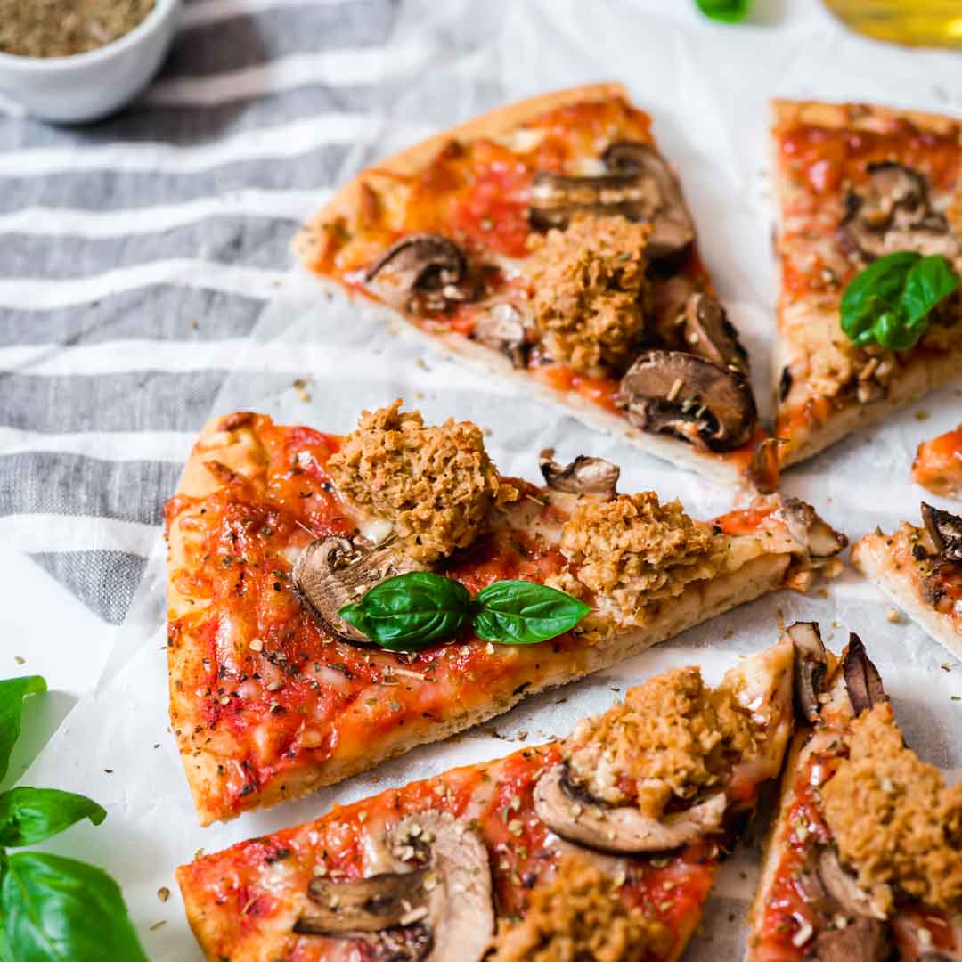 Funghi e Salsiccia Pizza &ndash; Deliciou